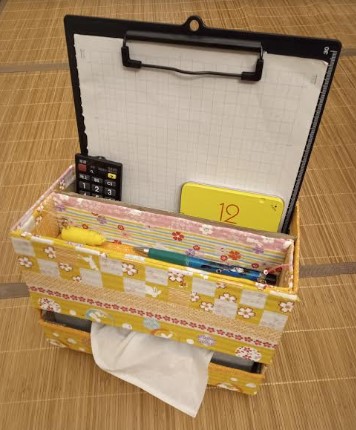 ティッシュボックス完成