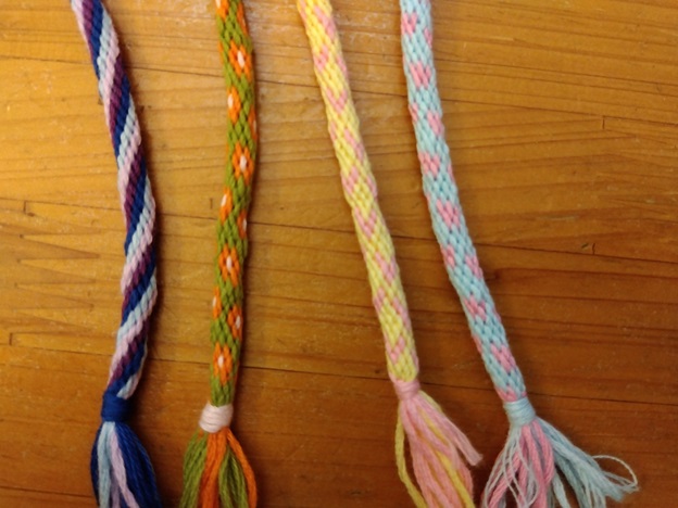 作成した組紐コレクション