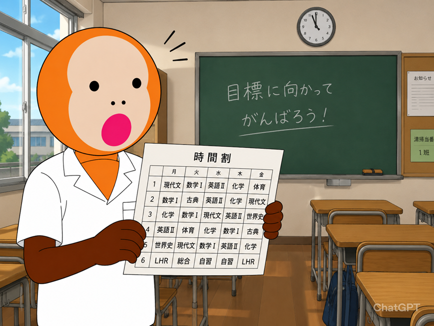 時間割を確認するmacaco
